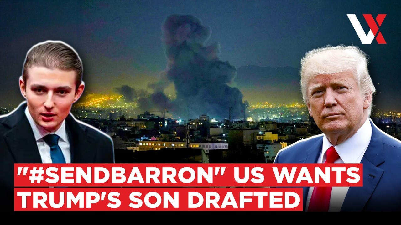Where Is Barron? #SendBarron Goes Viral As Trump Doesn't Rule Out Boots On Ground In Iran | VERTEX