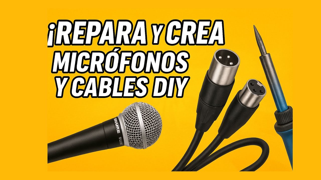 Guia Completa para Reparar Micrófonos y Cables de Audio