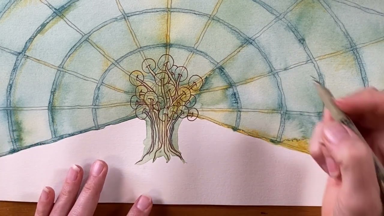 Пакет проектов Zentangle № 19 — 12 дней Zentangle 2022 — День 2