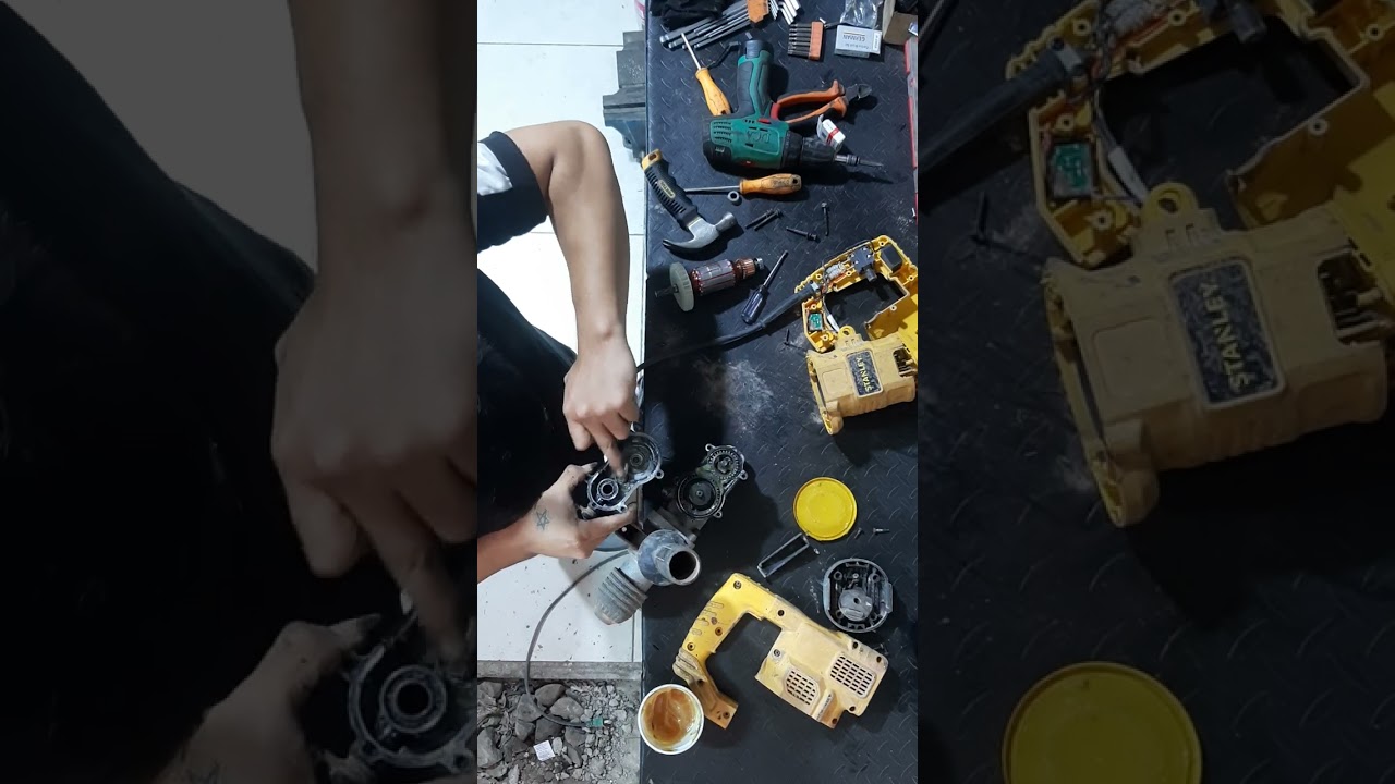 Cambio De Rotor Rotomartillo Stanley SDS Plus