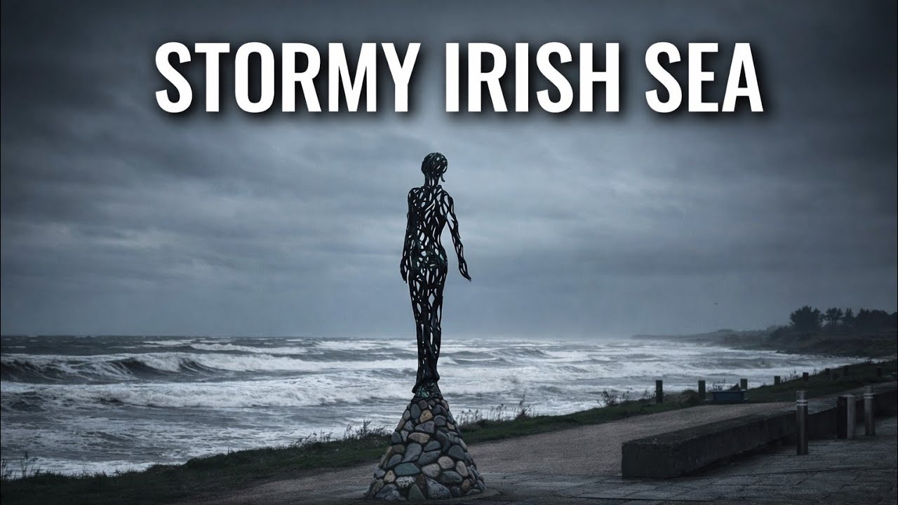 15 minutes of stormy waves on the Irish Sea at Laytown, Co. Meath