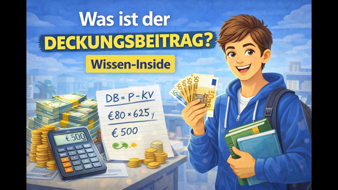 Deckungsbeitrag einfach erklärt (mit Beispiel) – In 5 Minuten verstehen!