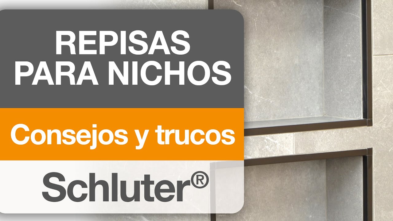 Consejos y Trucos: Opciones de repisas para el nicho de ducha KERDI-BOARD-SN