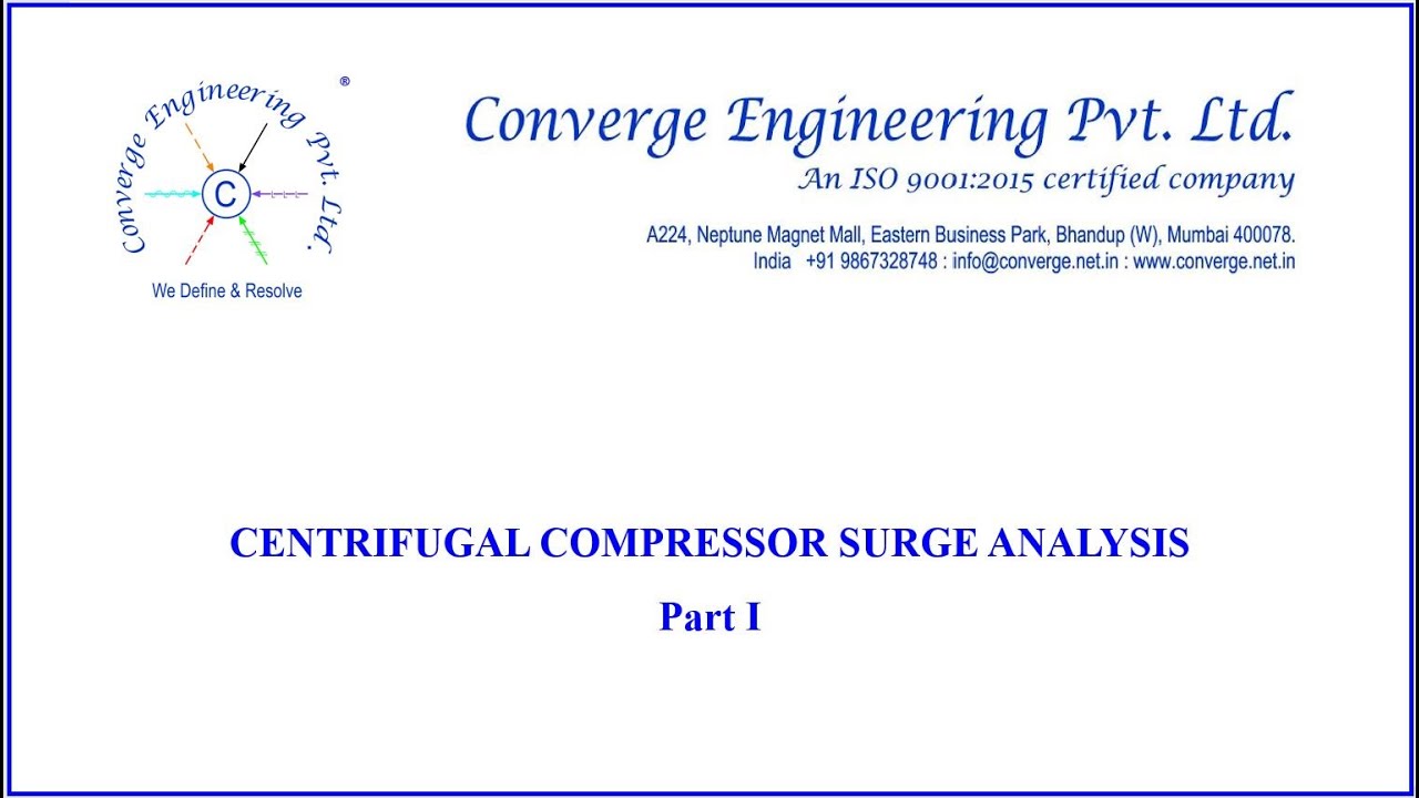 Part I Compressor surge analysis