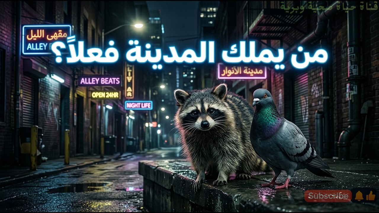 هل المدينة لك فعلًا… أم للحيوانات التي تعلّمت أسرارك