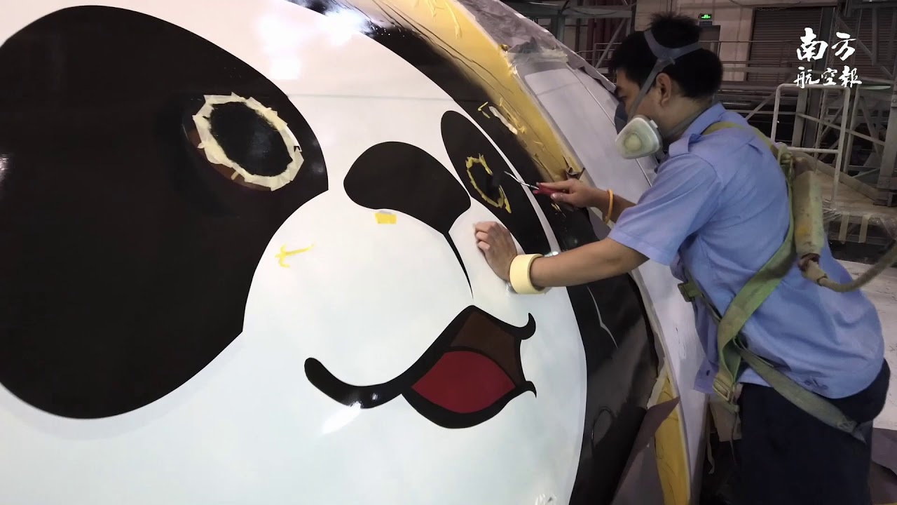 Ever seen a panda on a plane? - AkzoNobel Aerospace Coatings