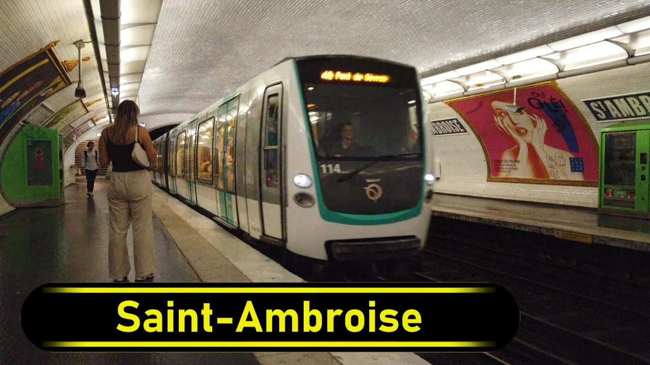 Metro Station Saint-Ambroise - Paris 🇫🇷 - Walkthrough 🚶