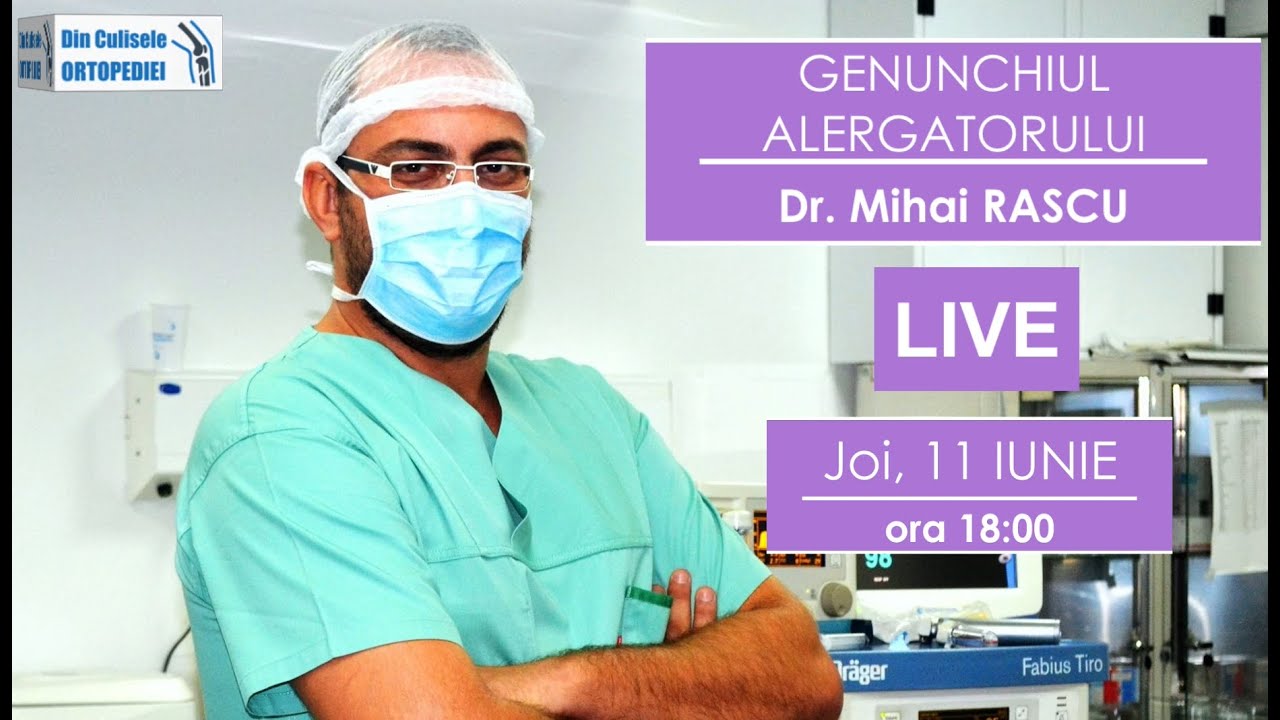 LIVE cu Dr. Mihai Rascu - Genunchiul Alergatorului