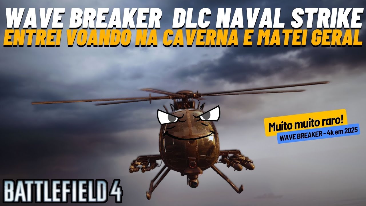 Entrei Voando dentro da Caverna de WAVE BREAKER e M4T31 GERAL - BATTLEFIELD 4