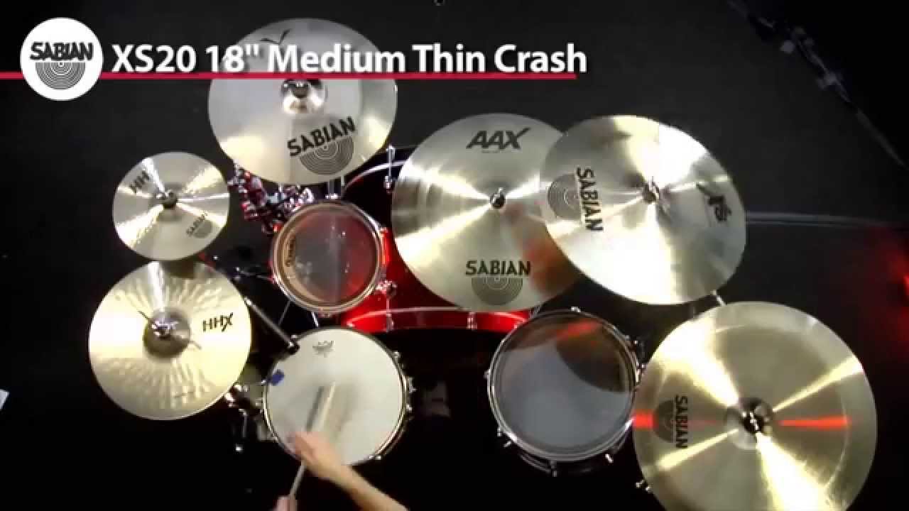 Sabian Xs20 18" Crash Cymbal Demo | Full Compass