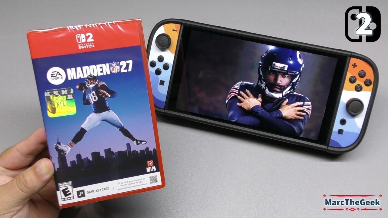 Распаковка и геймплей Madden NFL 27 на Nintendo Switch 2!