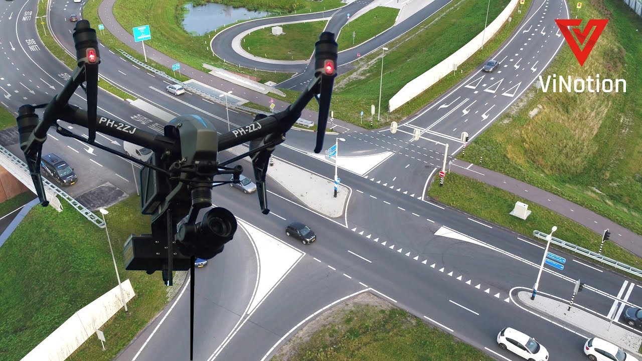Counting traffic from a drone