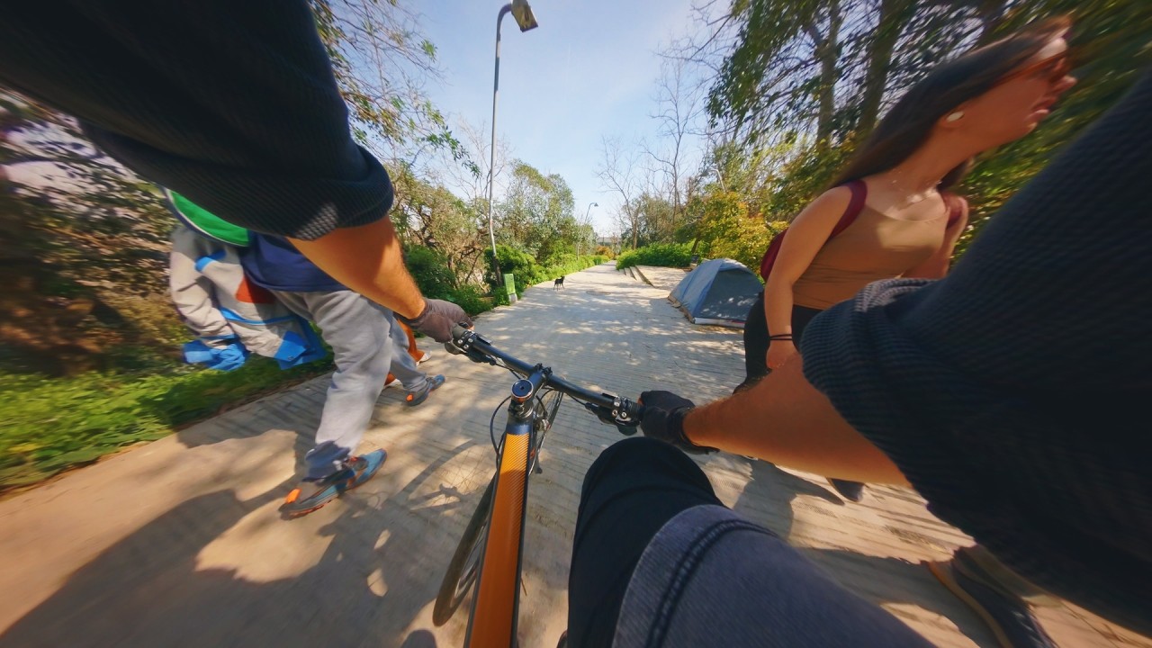 TOURIST SLALOM - Fast Downhill / Urban Cycling / MTB / Gravel / Road / Descent / Trail / POV / GoPro