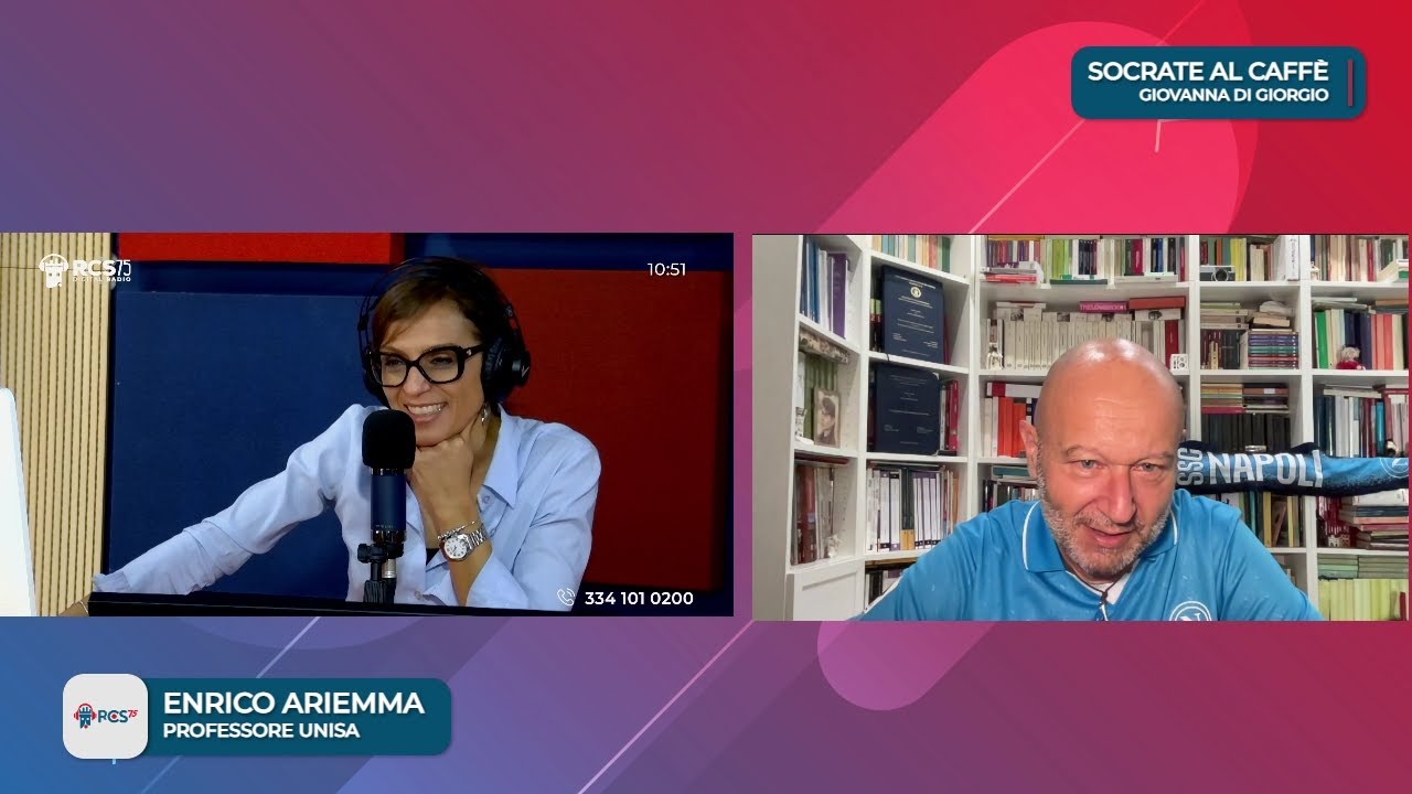 Socrate al Caff&egrave; - intervista a Enrico Ariemma
