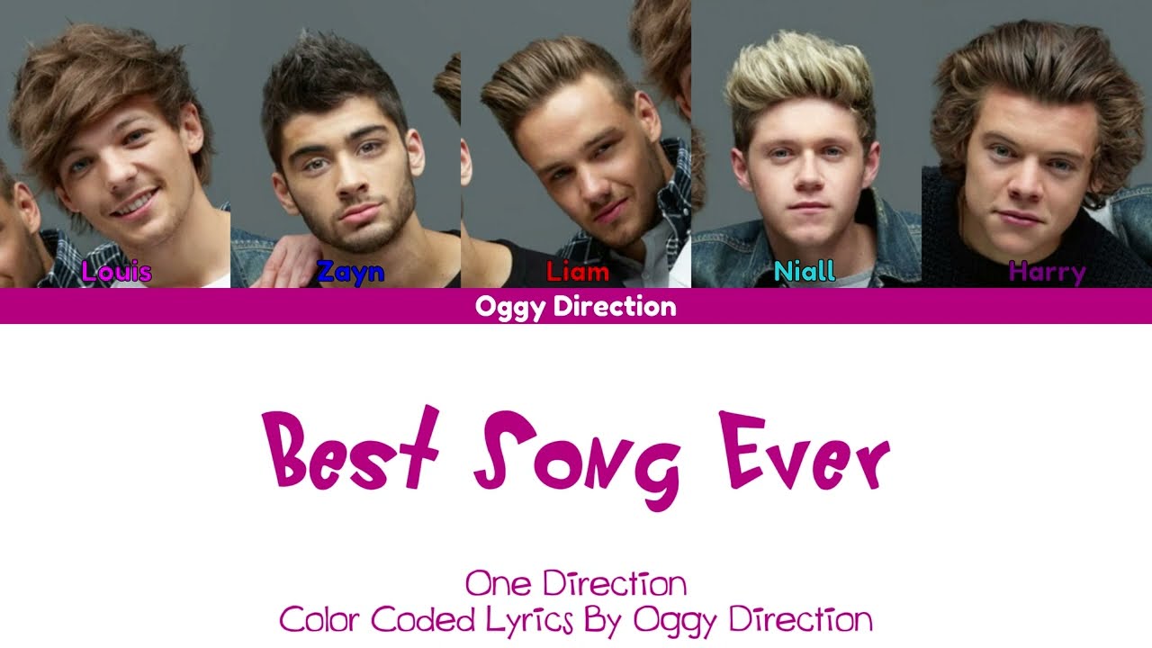 One Direction - Best Song Ever (New Color Coded Lyrics 2024)