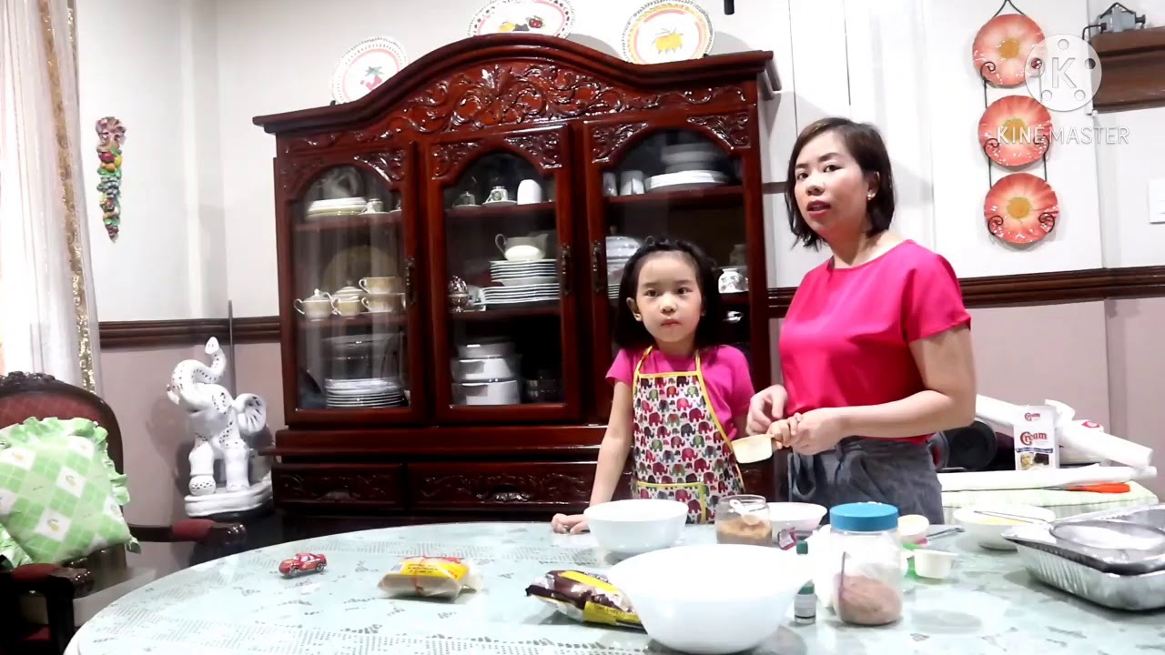 Baking with Mom and Dad