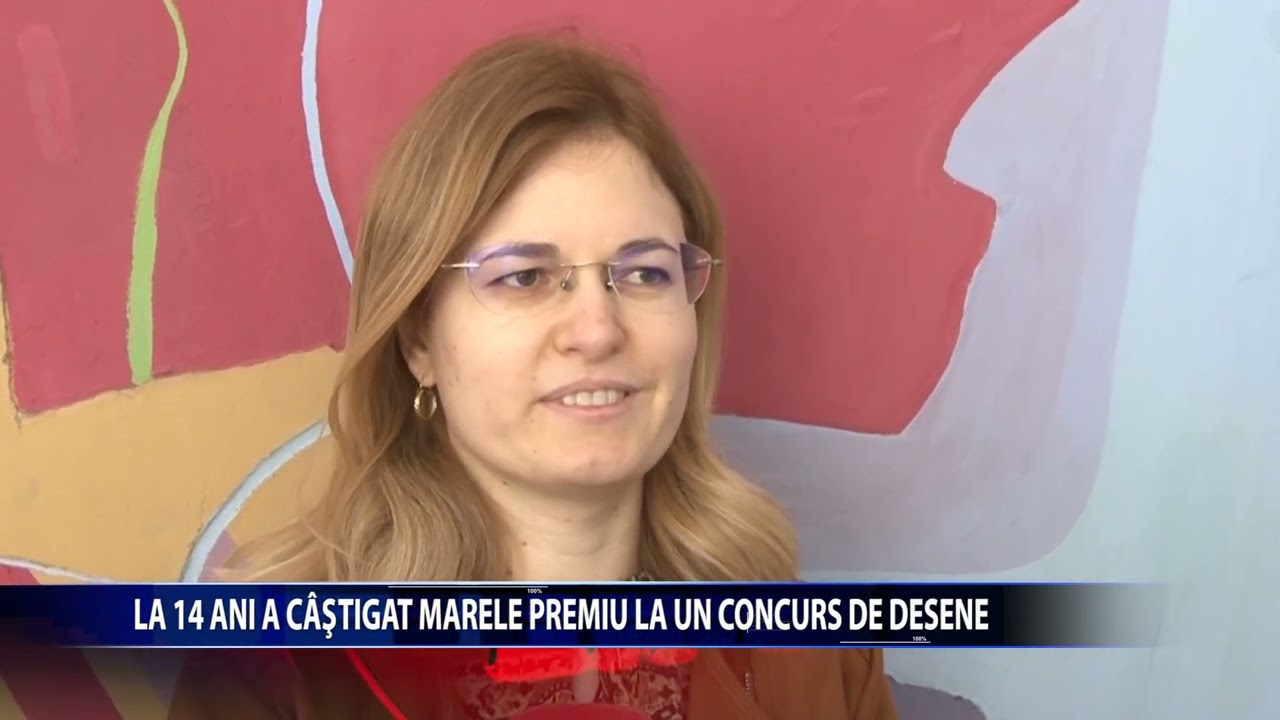 LA 14 ANI A CASTIGAT MARELE PREMIU LA UN CONCURS DE DESENE