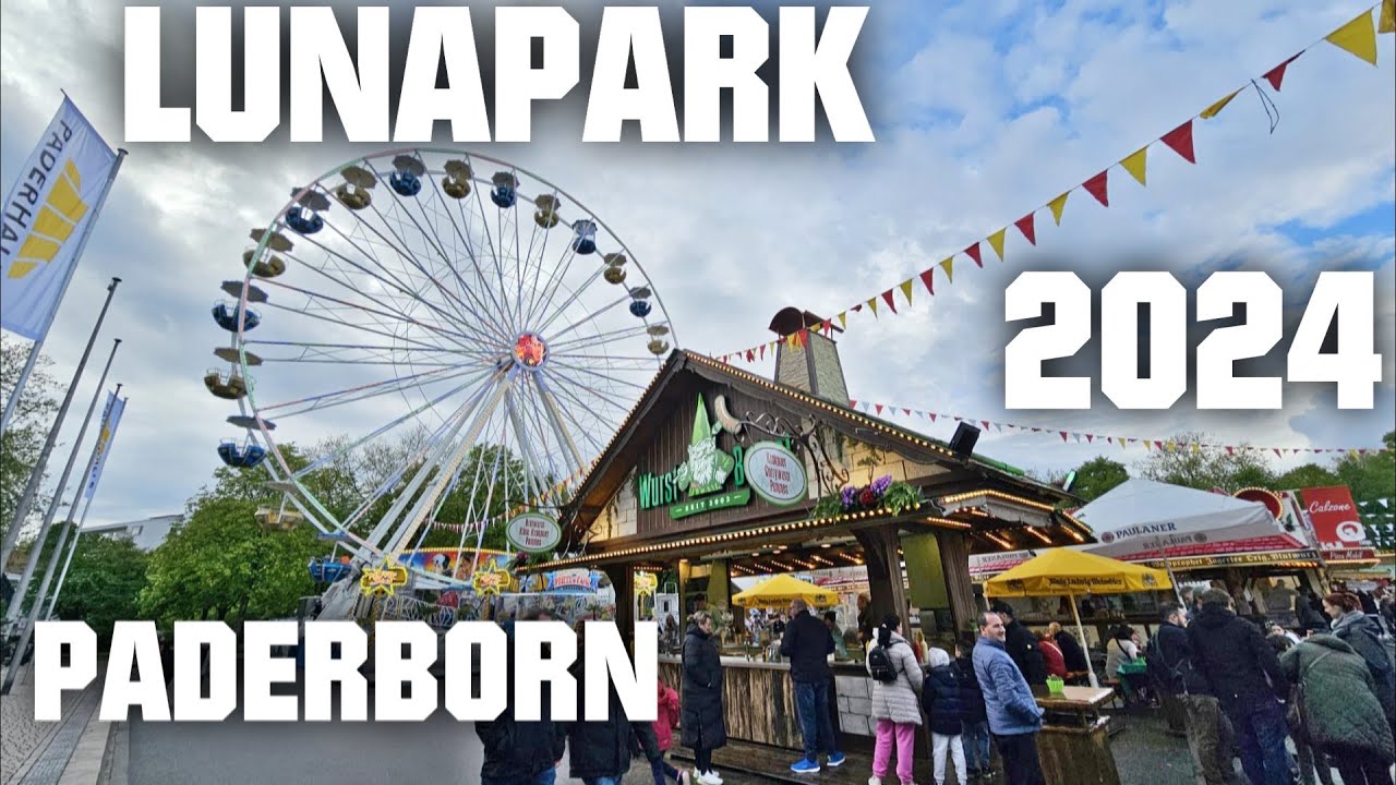 Lunapark in Paderborn 2024 ► Kirmes Fahrgeschäfte Mix │MGX