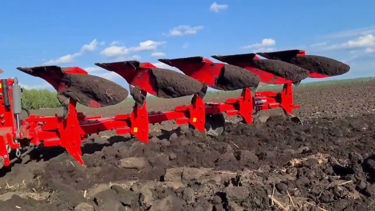 UNIA IBIS L 4+1 плуг навесной оборотный четырехкорпусный + МТЗ 15.23