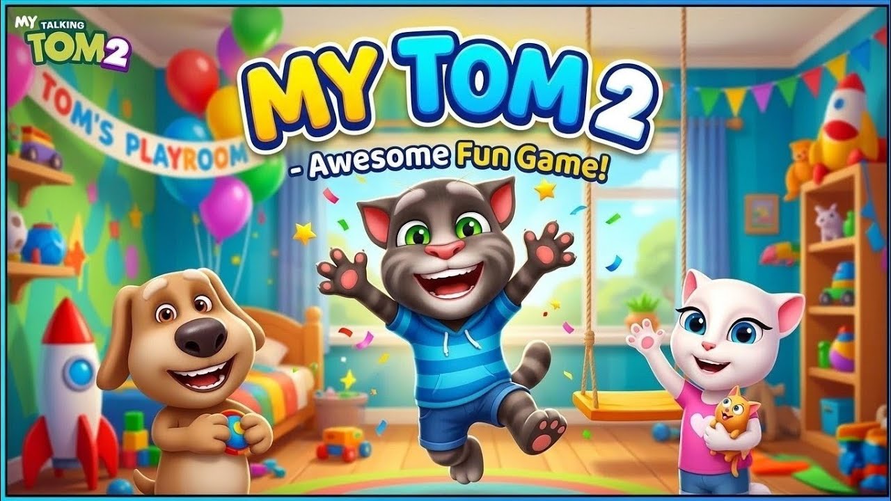My Talking Tom 2 || Cant Stop Laughing at Toms Crazy Antics