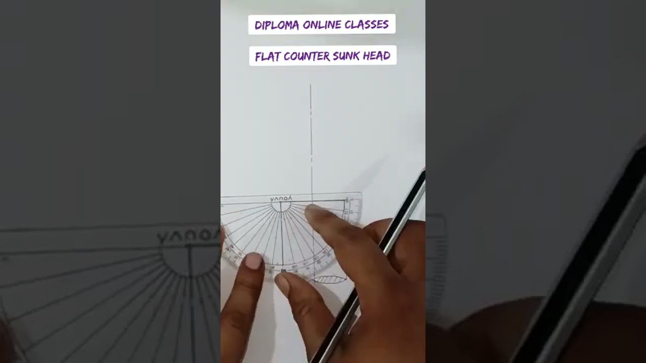 Flat Counter Sunk Head #shortvideo #shorts