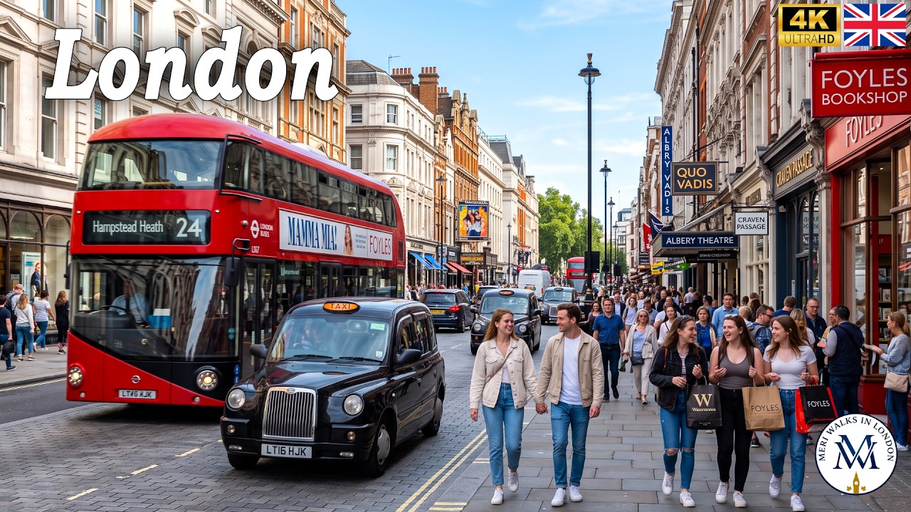 🇬🇧 LONDON WALK 4K 🔥 A busy Weekend Walk in London's West End and Soho Area | True 4K