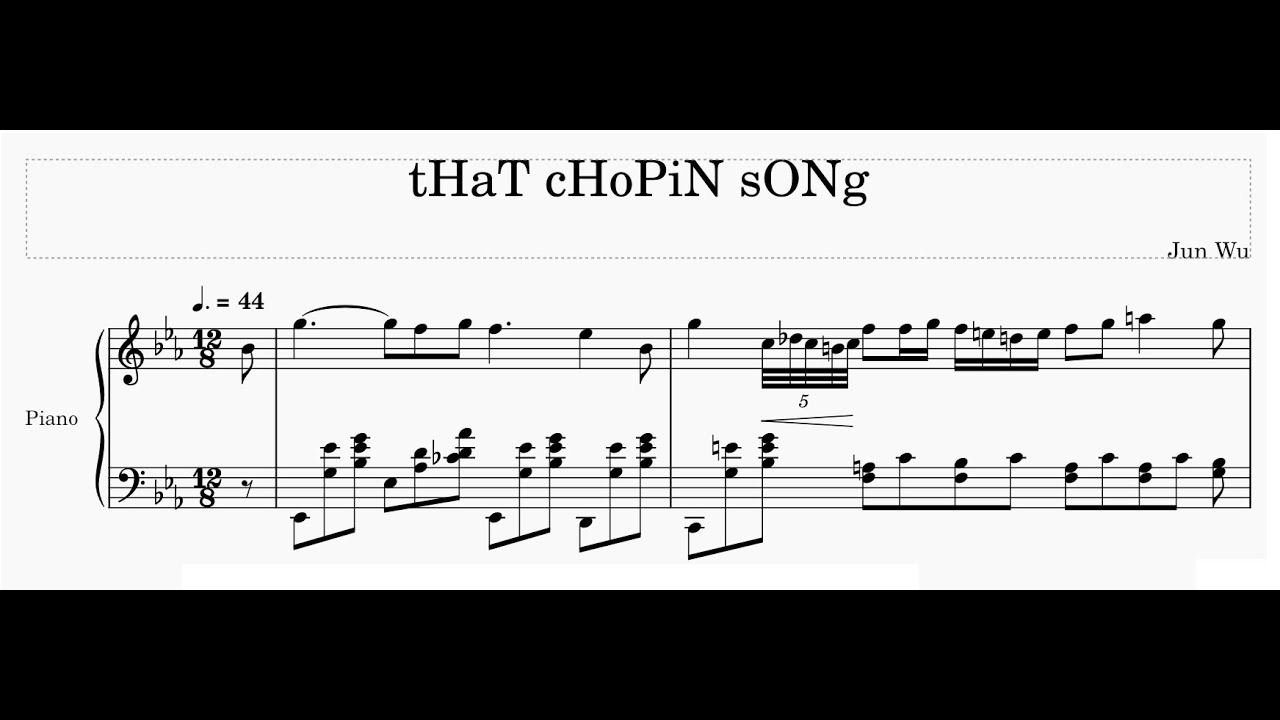 Chopin Nocturne but i got bored
