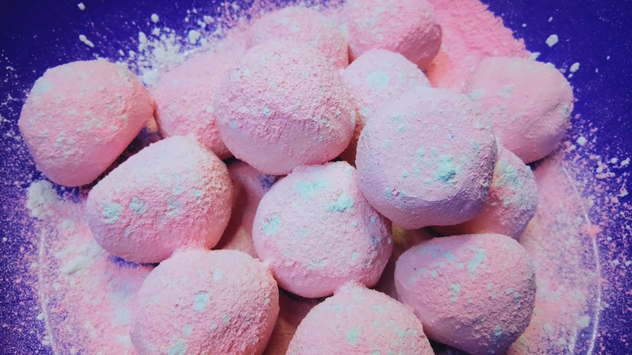 Softy Balls Crush 🩷🩷🩷| Dusty Chalk Crush | BSN Chalk | Oddly Satisfying