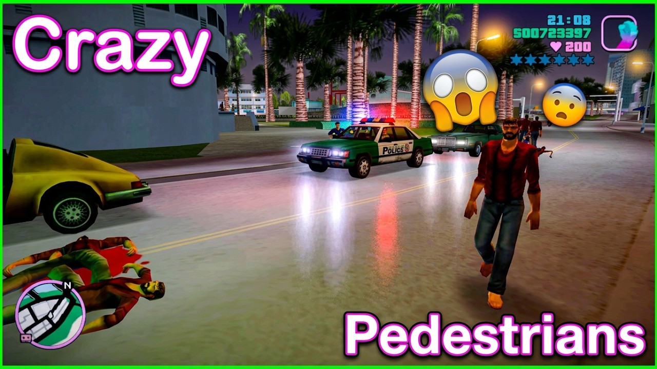 Grand Theft Auto: Vice City - Crazy Pedestrians #50