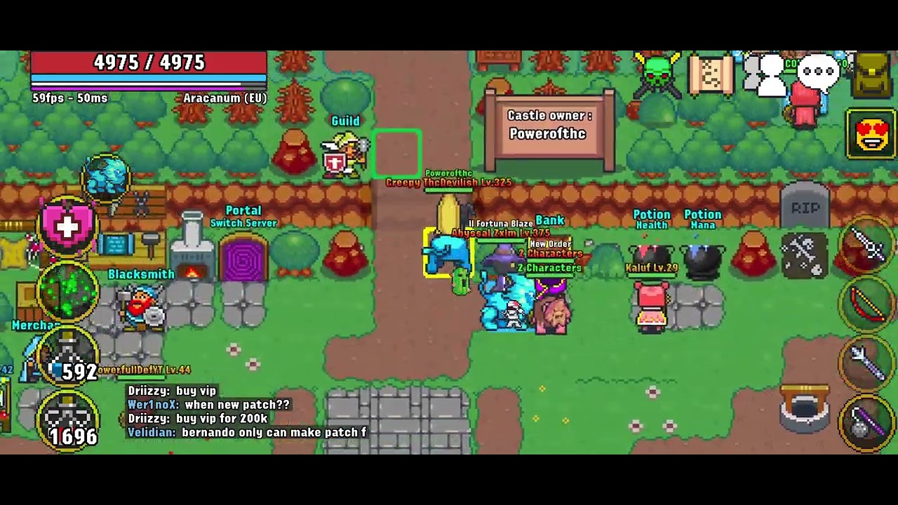 World of Solaria pvp vs lvl 2999 (SotoMMO)