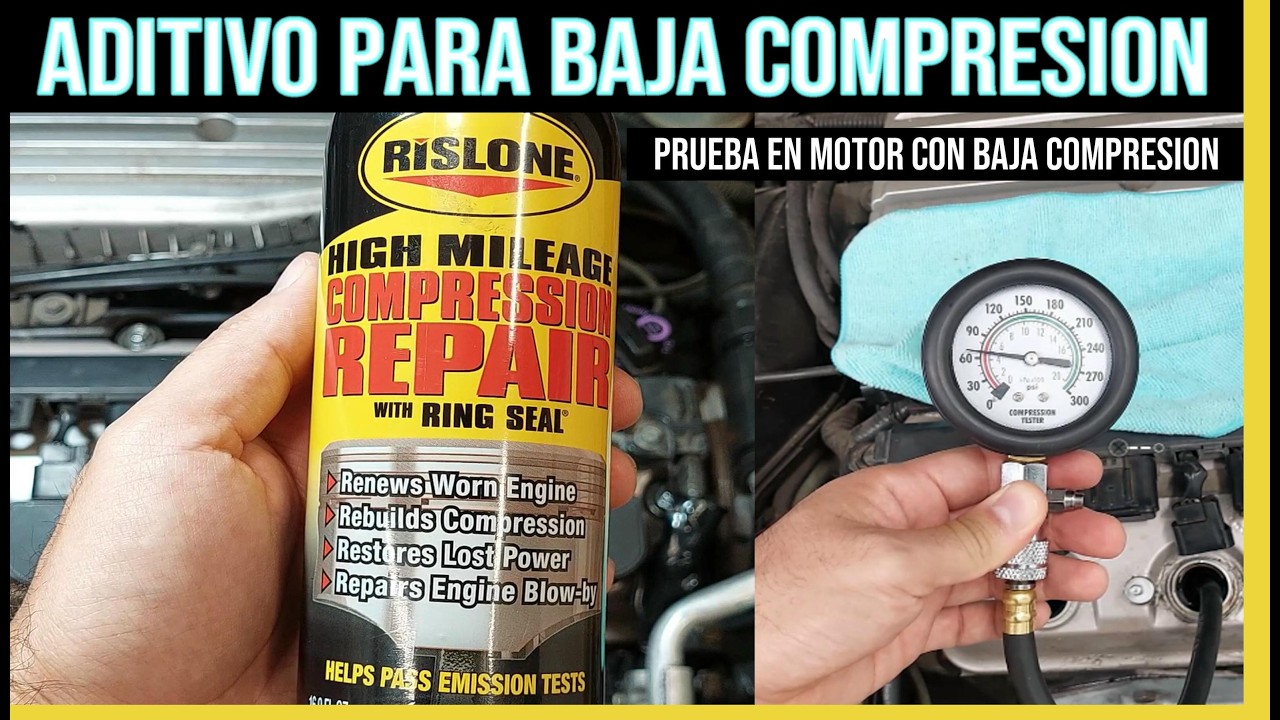 Probando aditivo para restaurar compresion del motor en cilindro con baja compresion
