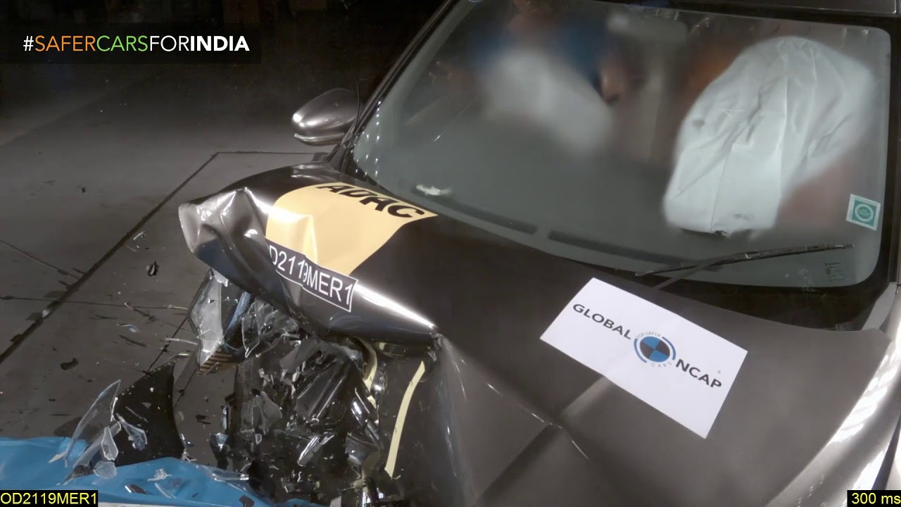 The Suzuki Ertiga achieves a three star rating