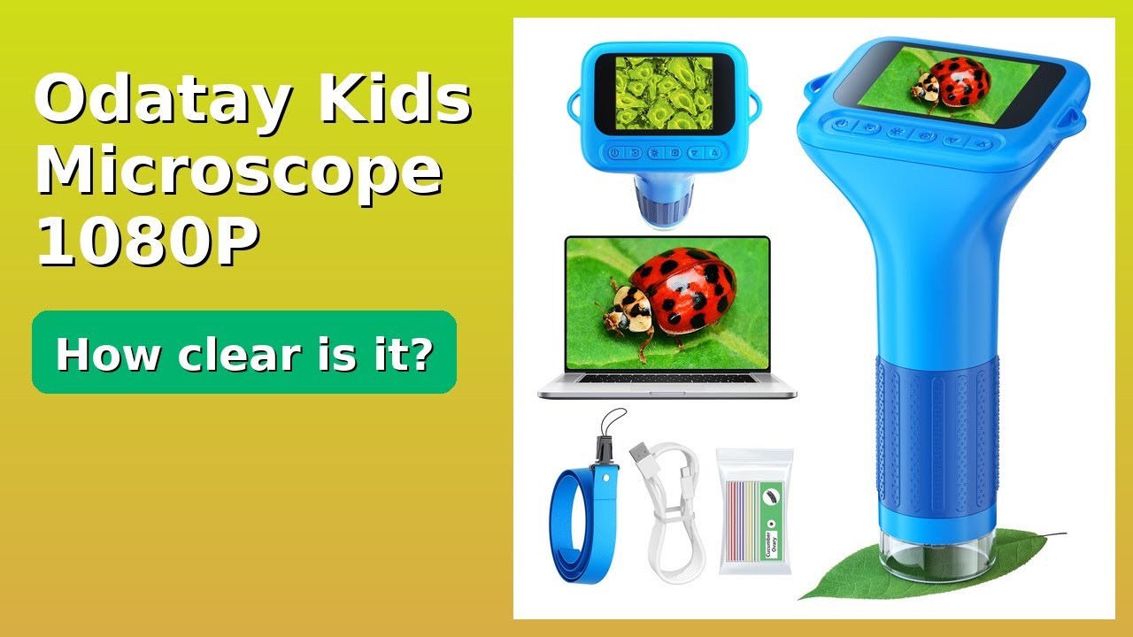REVIEW (2026): Odatay Kids Microscope 1080P. Features.