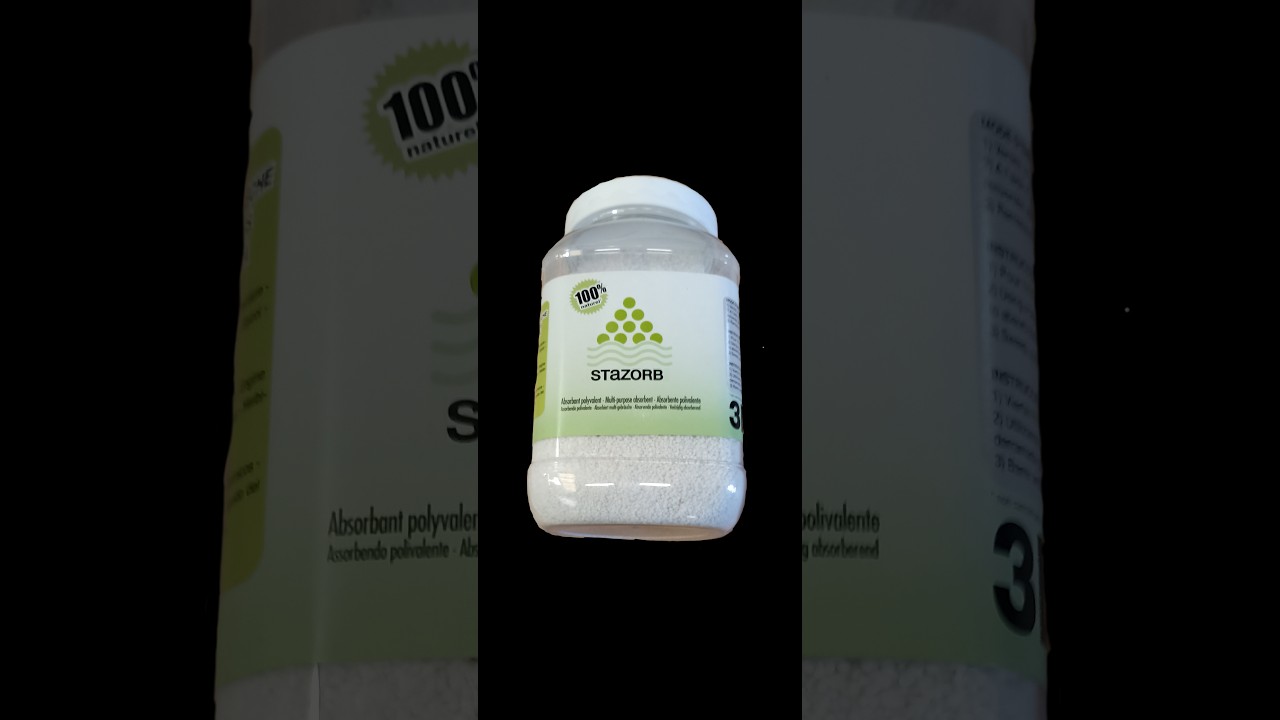 STAZORB votre absorbant Naturel, avec un très fort taux absorption!!