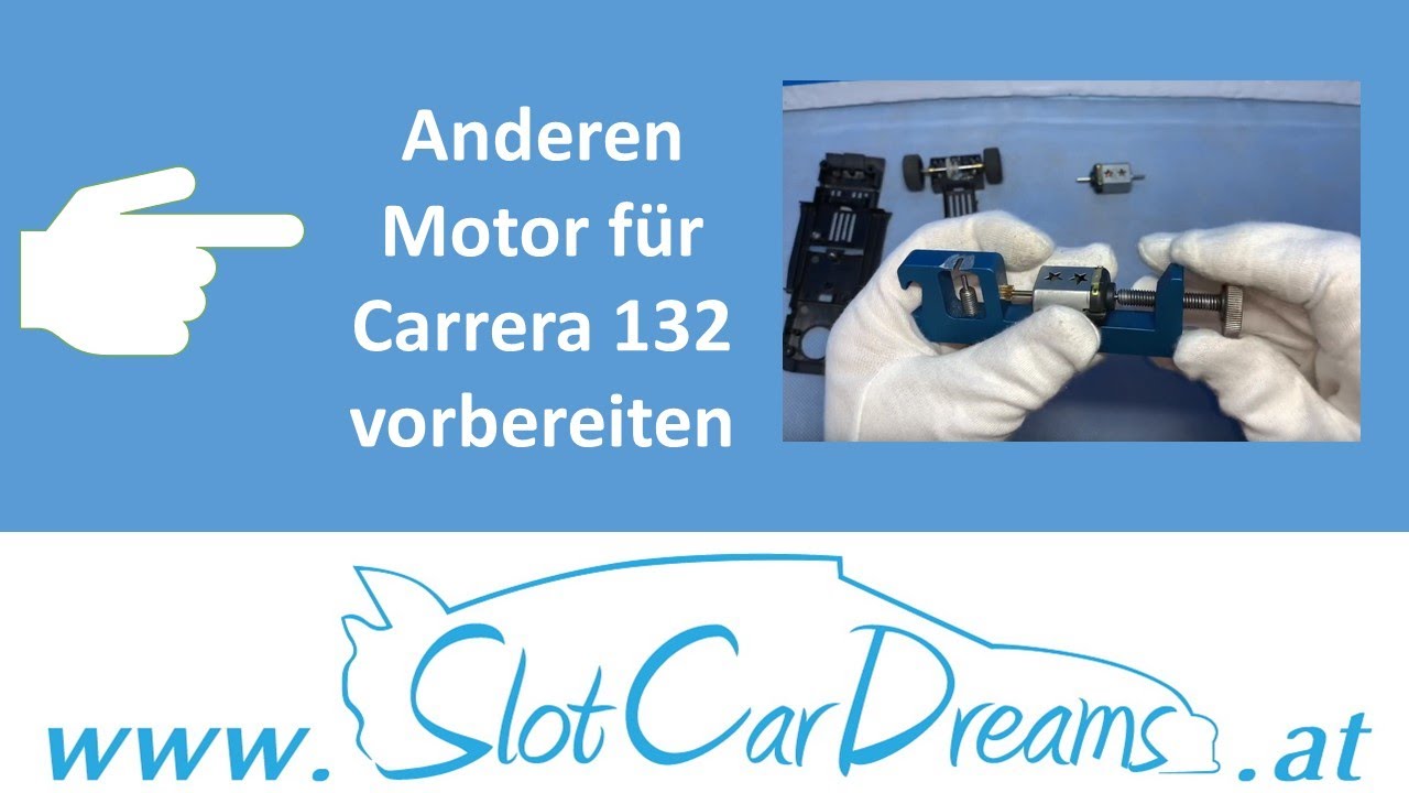 Anderen Motor für Carrera 132 vorbereiten