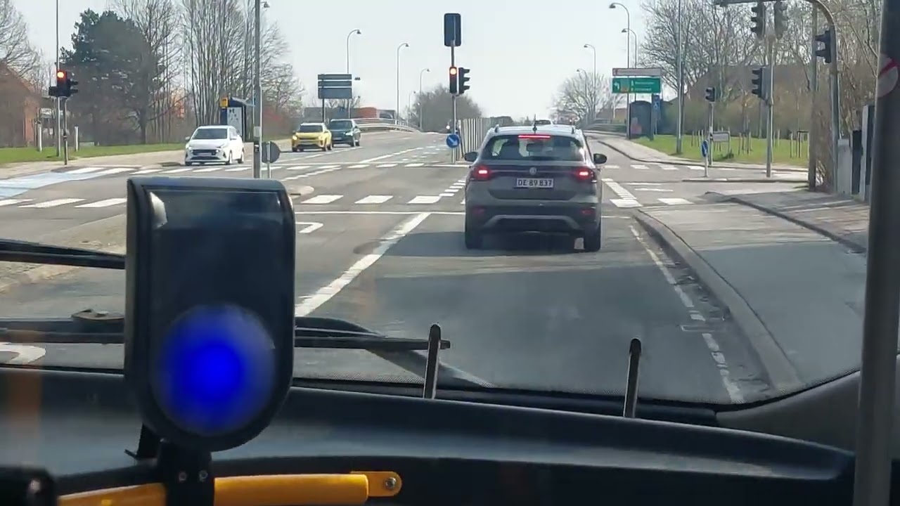 195 hele turen fra Holte til Vedbæk med bus 4101 en volvo