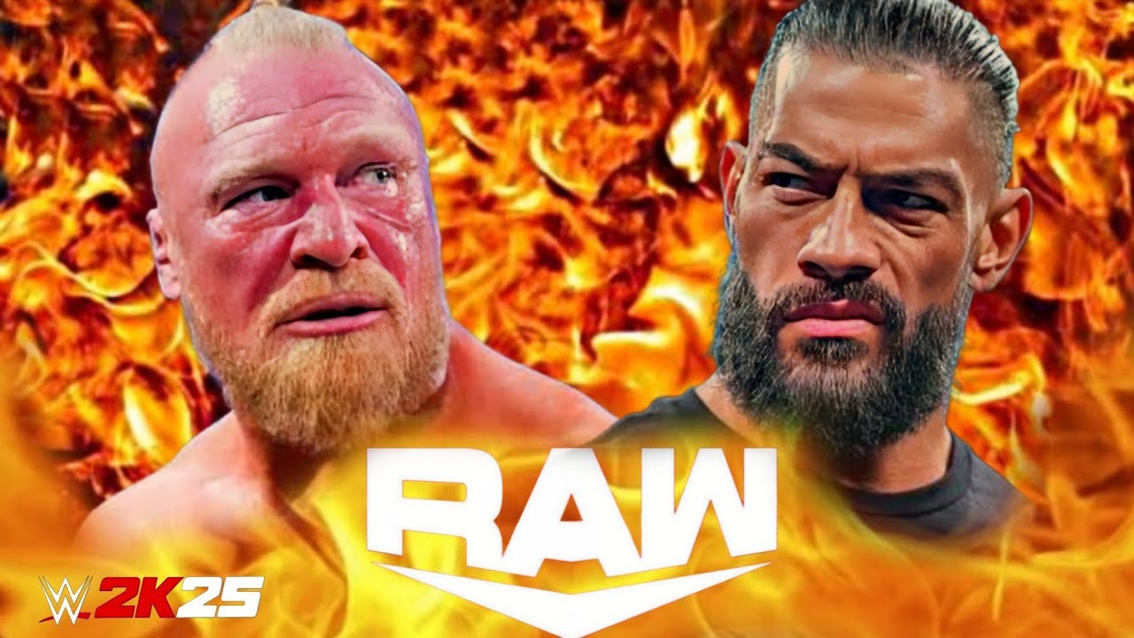 Roman Reigns vs Brock Lesnar Wwe Raw 10 Feb 2026 WWE2k25- PS5 4K Game Play
