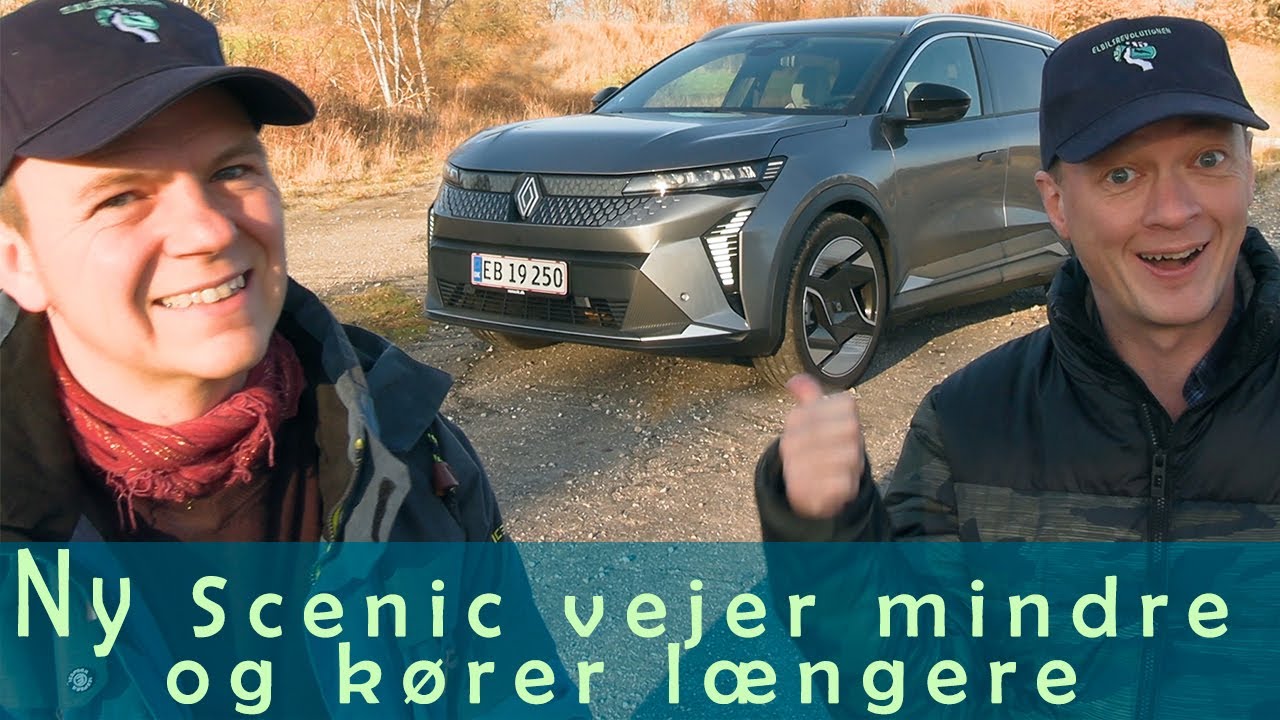 Ny Scenic vejer mindre og kører længere