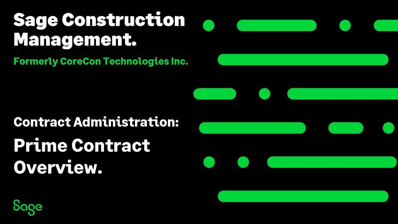 Prime Contracts Overview (aka Client Contracts)