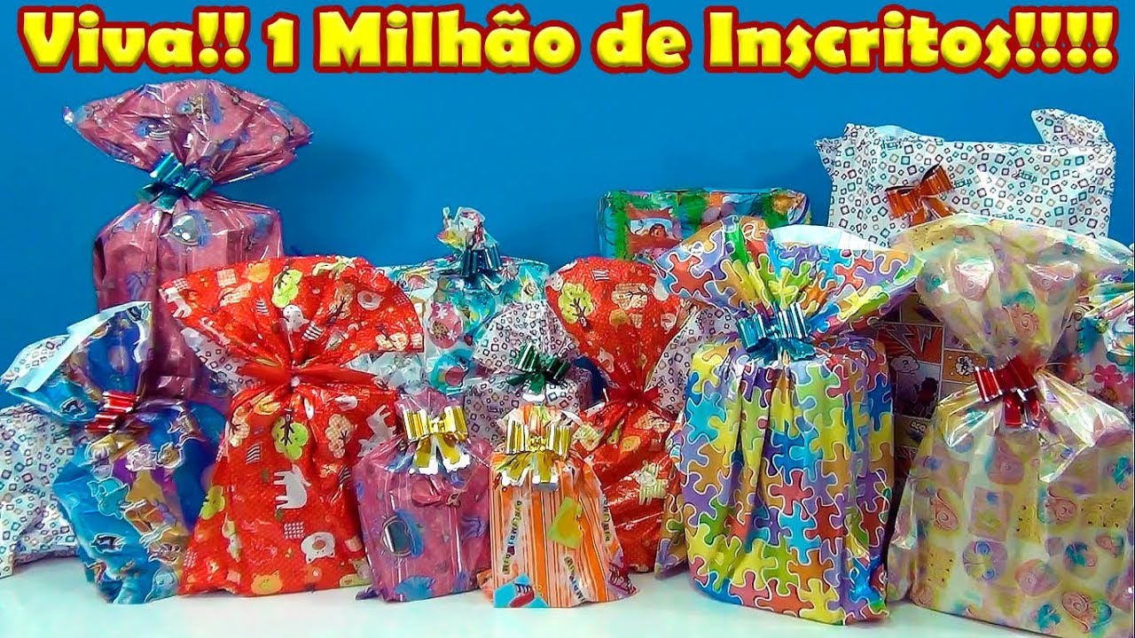 Abrindo Brinquedos e Surpresas 3! Comemoração de 1 milhão de inscritos! #brinquedos #surpresa