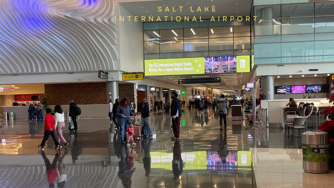 The new Salt Lake City International Airport|4k full tour