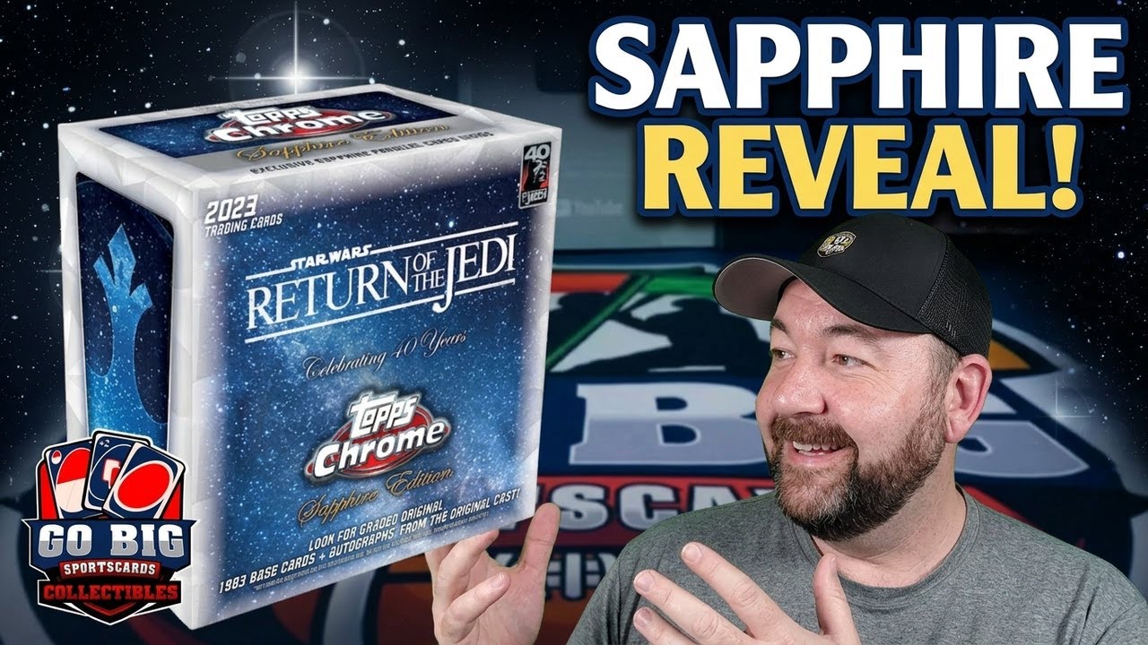 ✨ Открываем Star Wars Sapphire ROTJ Hobby Box — Потрясающие карты и небольшой сюрприз 💥