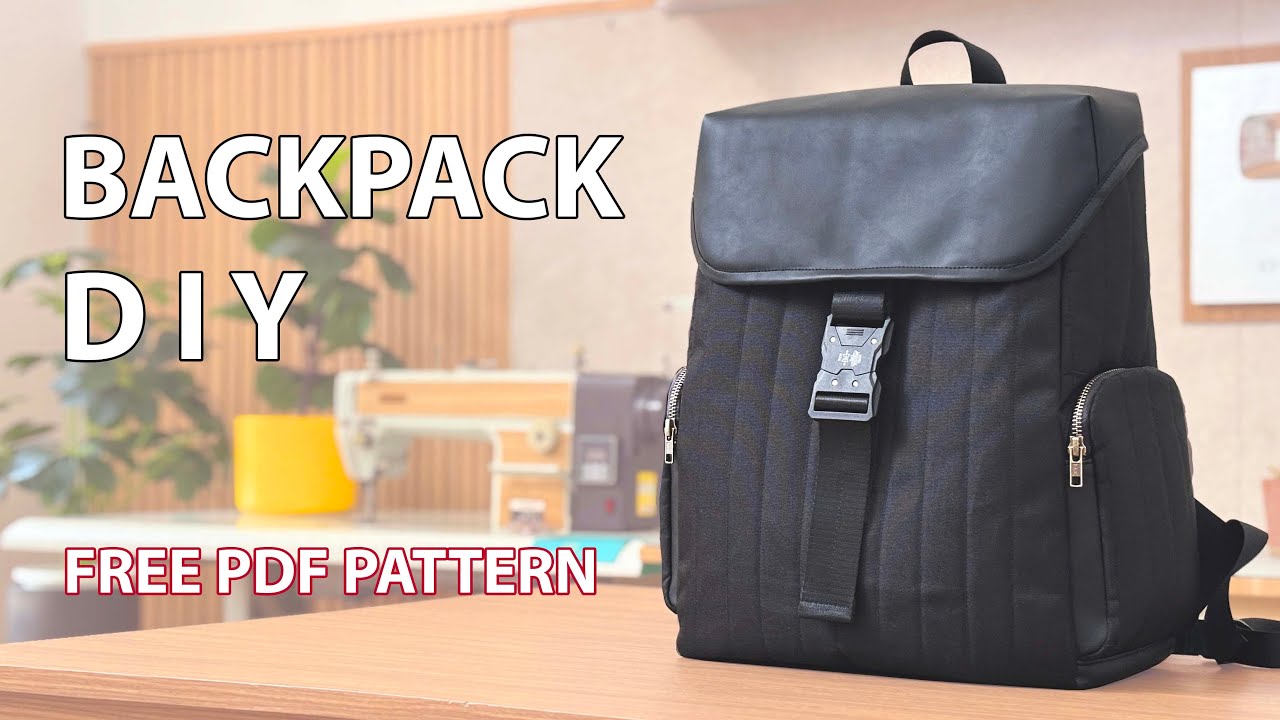 DIY Hattie Backpack - Free Pattern and Tutorial by Miko Craft