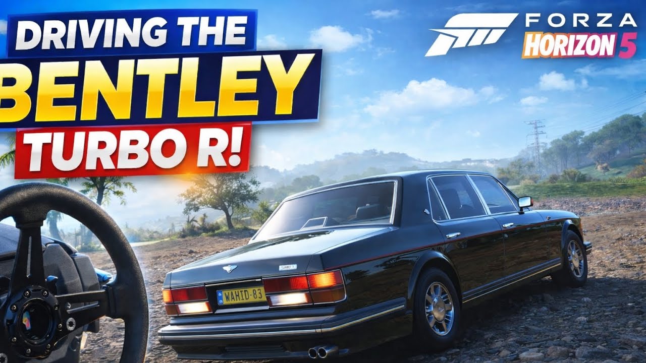 Bentley Turbo R | Logitech G29 Custom Wheel Gameplay | FH5