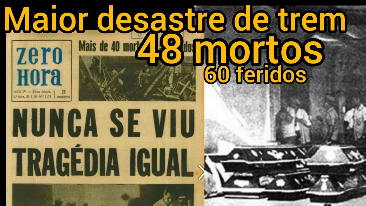 Maior acidente de trem do RS, estação Fanfa, Triunfo RS, imagens históricas de Passo dos Pires