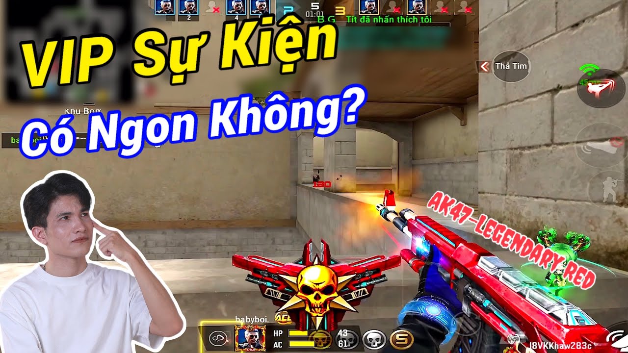 CF LEGENDS | AK47-Legendary Red - VIP HOT Sự Kiện Có Mạnh Không?