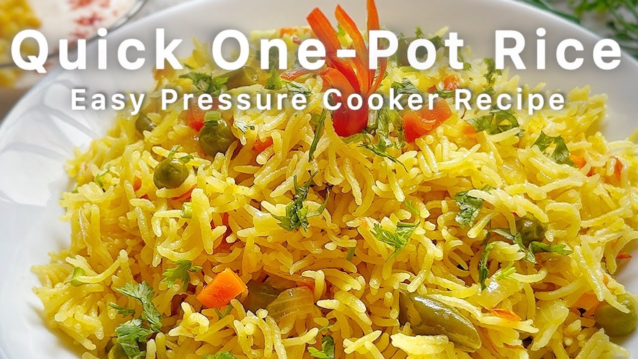 One-Pot Rice | Simple & Quick Rice in a Pressure Cooker