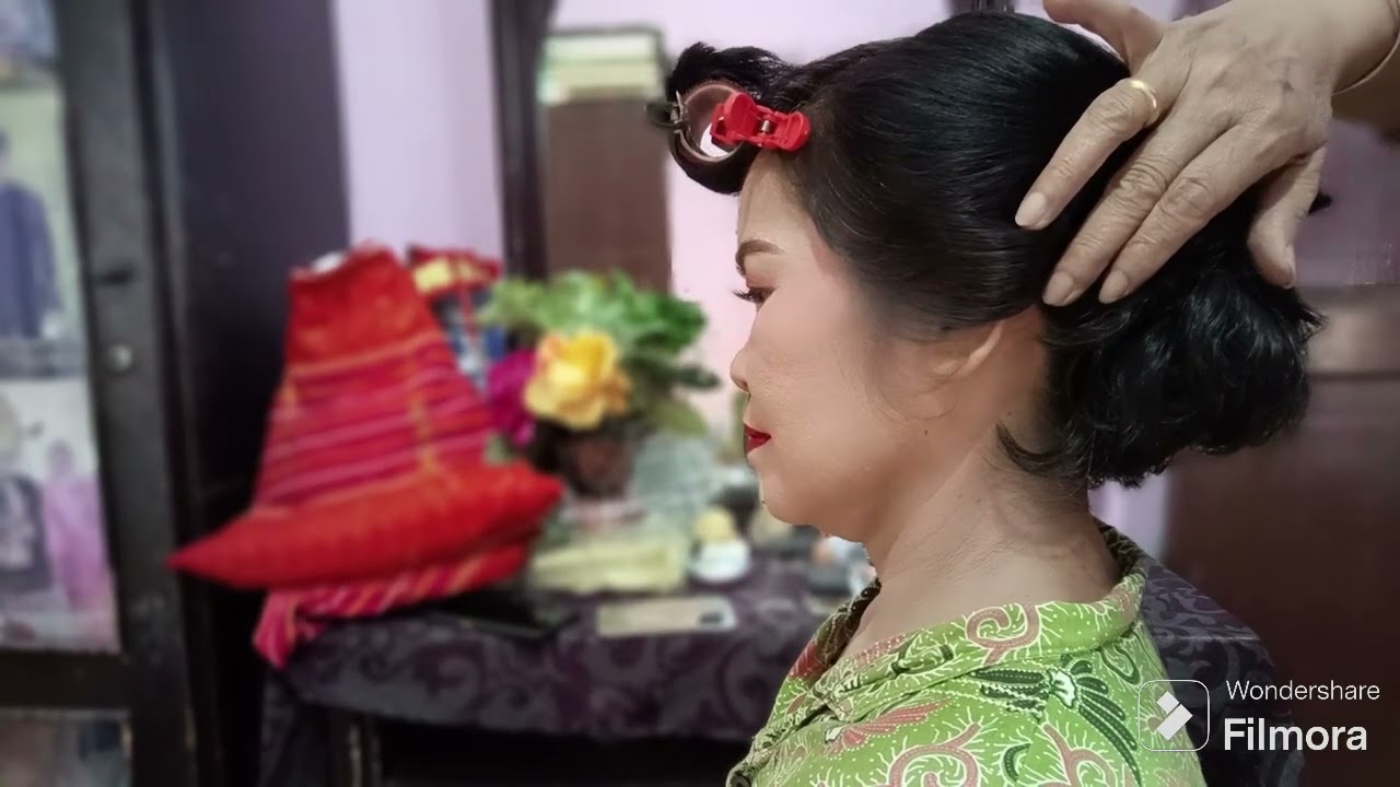 hairdho sanggul rambut pendek  tanpa Sasak  make-up bunda asih