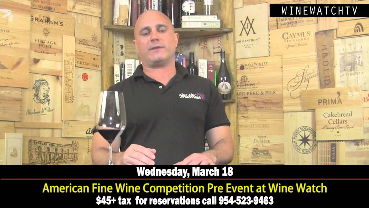 American Fine Wine Competition Pre Event at Wine Watch