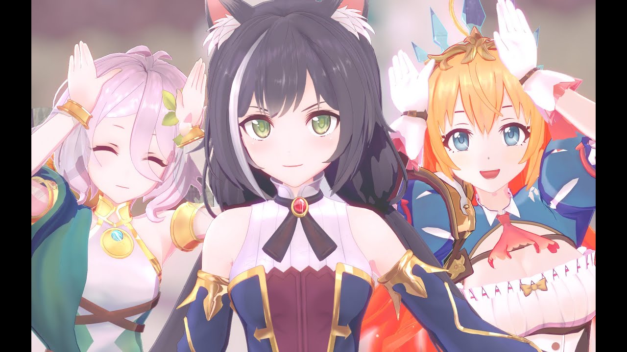 【 Princess Connect MMD】恋愛デコレート【MODEL&CAM DL】